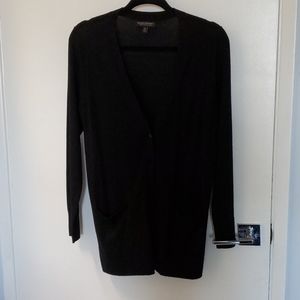 Black Cardigan, wool, Banana Republic Medium